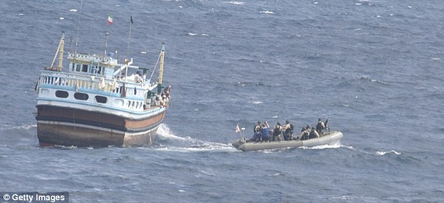 Drama on the high seas: American sailors respond to an emergency on an Iranian fishing vessel taken over by pirates
